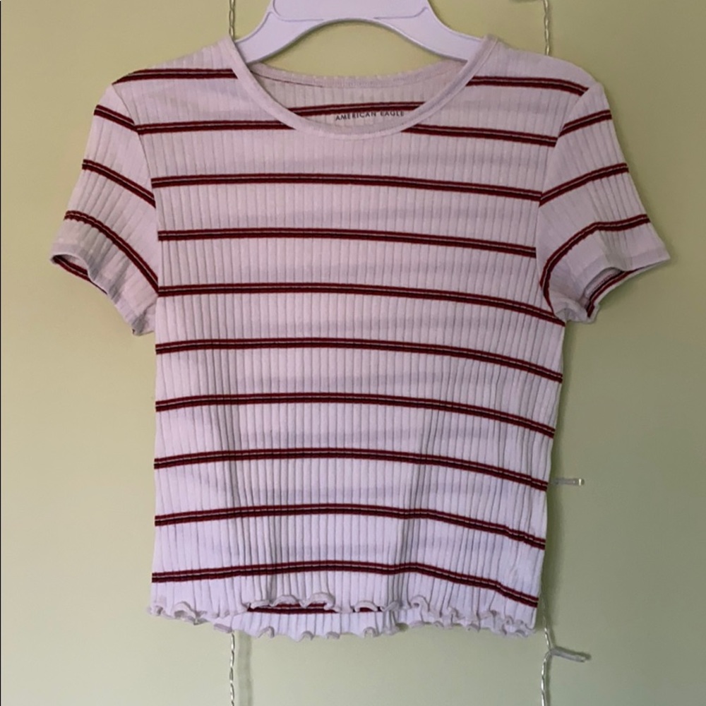 Cropped American eagle shirt